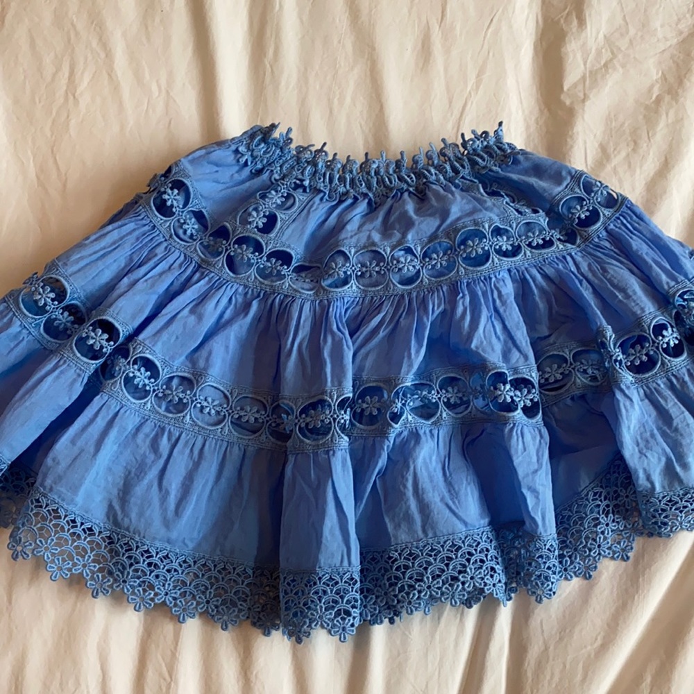 brand new blue charo ruiz skirt